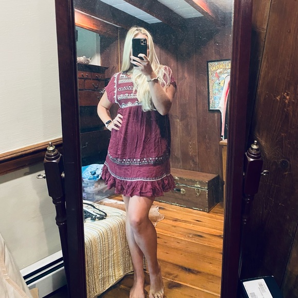 Free People Sunrise Wanderer Mini Dress - Picture 14 of 14
